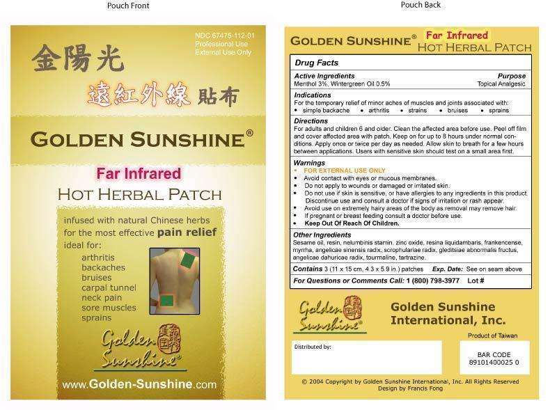 Golden Sunshine Far Infrared HOT Herbal